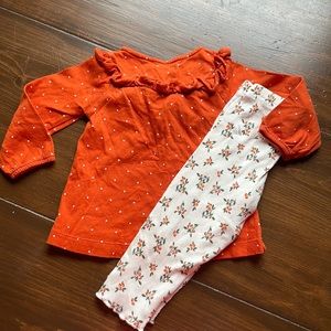 Carters Girls 3-6 month outfit